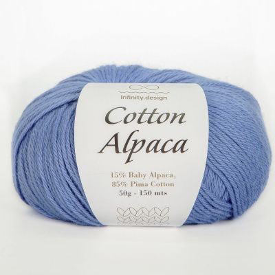 Infinity Cotton Alpaca ( 5844 JEANS)  85% хлопок, 15 % беби альпака 50гр/150 м